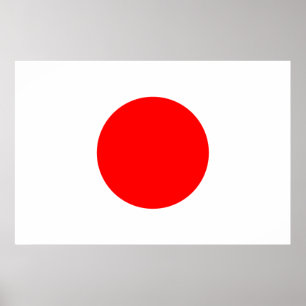 Poster A bandeira de Japão