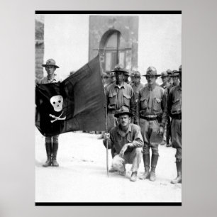 Póster A bandeira de Sandino.  Nicarágua, 1932.  _(do