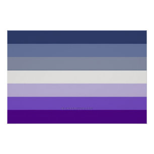 Póster A bandeira do orgulho lésbica butch SlipperyJoe re