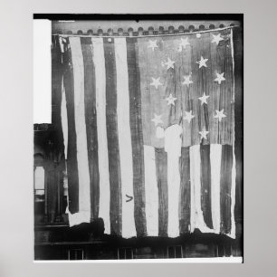 Póster A bandeira original da estrela da bandeira star