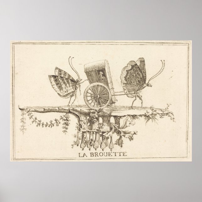 Poster A barra de rodas, em ou após 1756 (Frente)