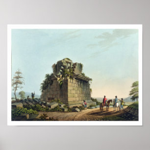 Póster A base de uma coluna colossal perto de Siracusa,