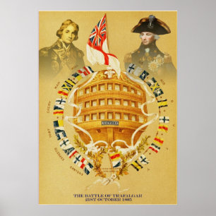 Poster A batalha da colagem das belas artes do vintage do