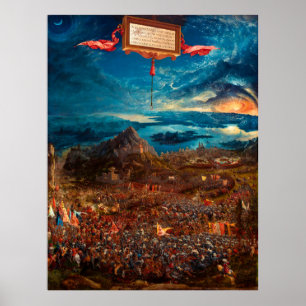 Poster A Batalha de Alexandre em Issus (1529)