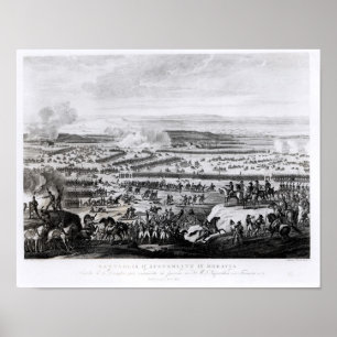 Póster A batalha de Austerlitz em Moravia