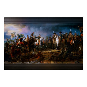 Póster A Batalha de Austerlitz por François Gérard