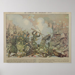 Poster A batalha de Bourget, 1887