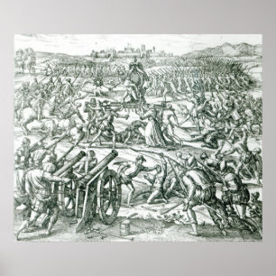 Poster A batalha de Cajamarca, 1532