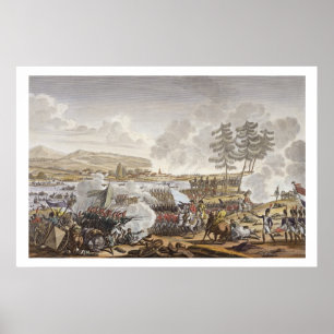 Poster A batalha de Friedland, o 14 de junho de 1807,