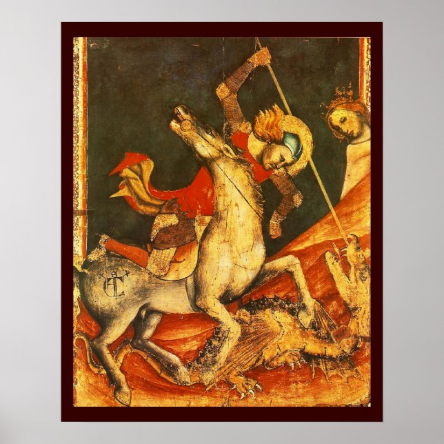 Poster A batalha de George santo com o Dragão (Frente)