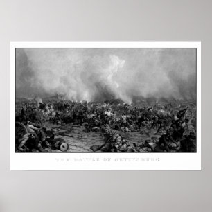 Poster A batalha de Gettysburg