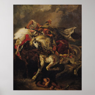 Póster A batalha de Giaour e de Hassan