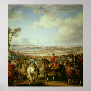 Póster A batalha de Lawfeld, o 2 de julho de 1747