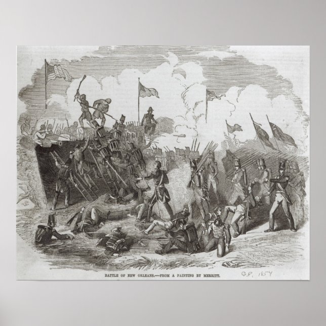 Póster A Batalha de Nova Orleans (Frente)