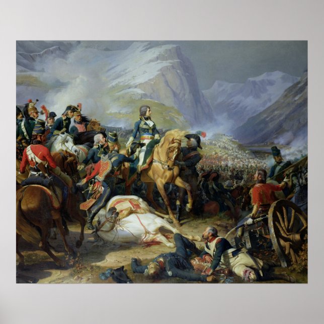 Póster A Batalha de Rivoli, 1844 (Frente)