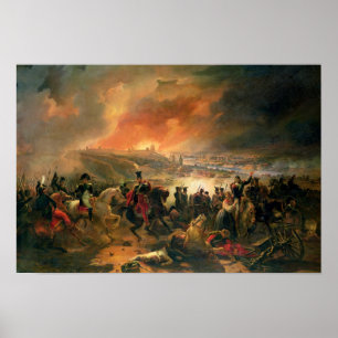 Poster A batalha de Smolensk, o 17 de agosto de 1812,