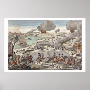 Poster A batalha de Wagram, o 6 de julho de 1809