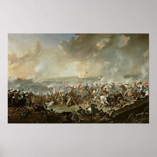 Poster A Batalha de Waterloo, 18 de junho de 1815 (Frente)