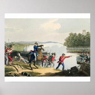 Poster A batalha de Waterloo decidiu pelo duque do poço