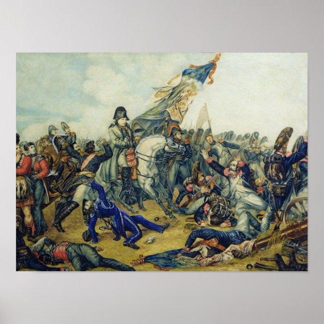 Poster A Batalha de Waterloo em 1815, 1831 (Frente)