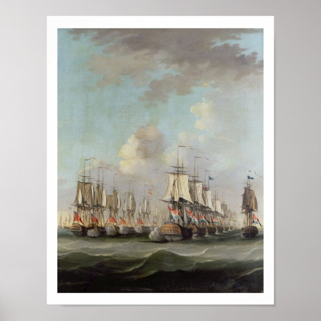 Póster A Batalha do Banco Dogger, mostrando a (Frente)