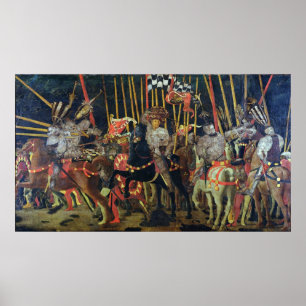Póster A batalha do romano de San em 1432, c.1456