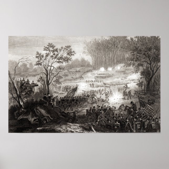 Poster A batalha em Pittsburg Landing (Frente)