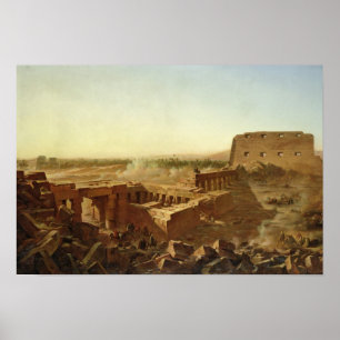 Póster A batalha no templo de Karnak