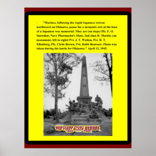 POSTER A BATALHA PARA OKINAWA 1945