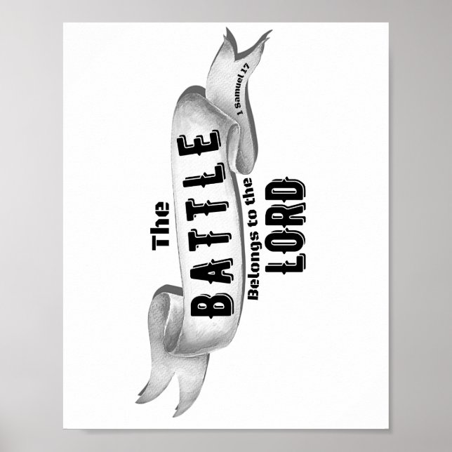 Poster A Batalha Pertence Ao Senhor (Frente)