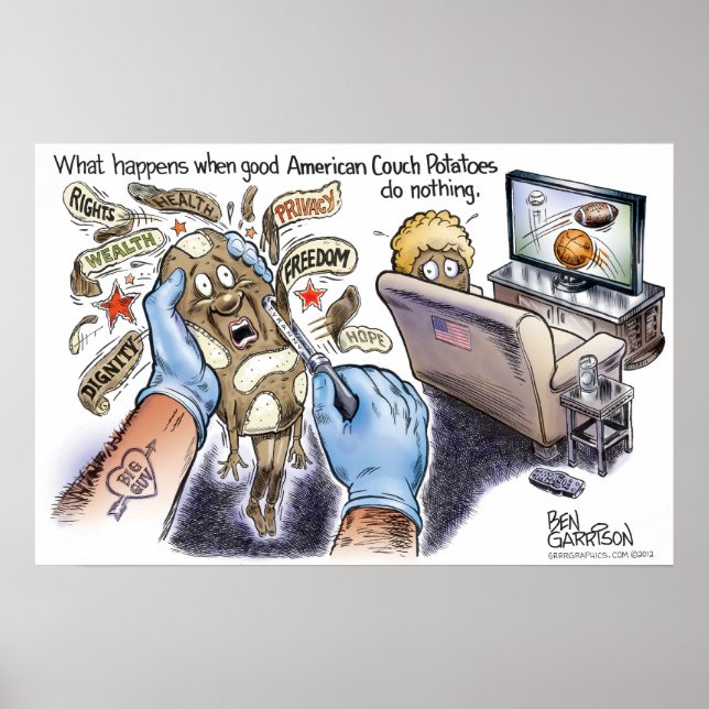 Poster A Batata Americana do Sofá (Frente)
