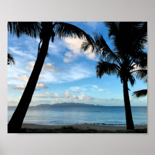 Poster A beach in Fiji