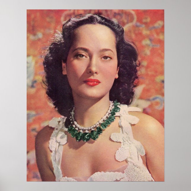 Poster a bela Merle Oberon (Frente)