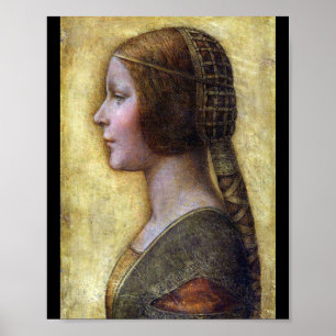 Poster A bela princesa, Leonardo da Vinci