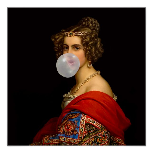 Póster A Beleza Bávara e o Chiclete	 (Frente)