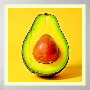 Poster A Beleza de um Design Avocado Saudável