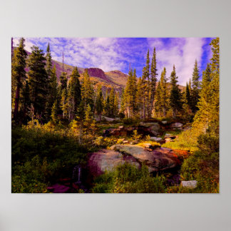 Poster A Beleza de uma Fotografia de Caminhada na Montanh