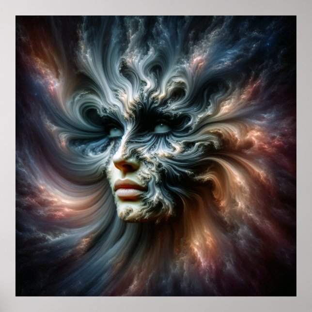 Poster A Beleza de uma Mente Pensada (Frente)