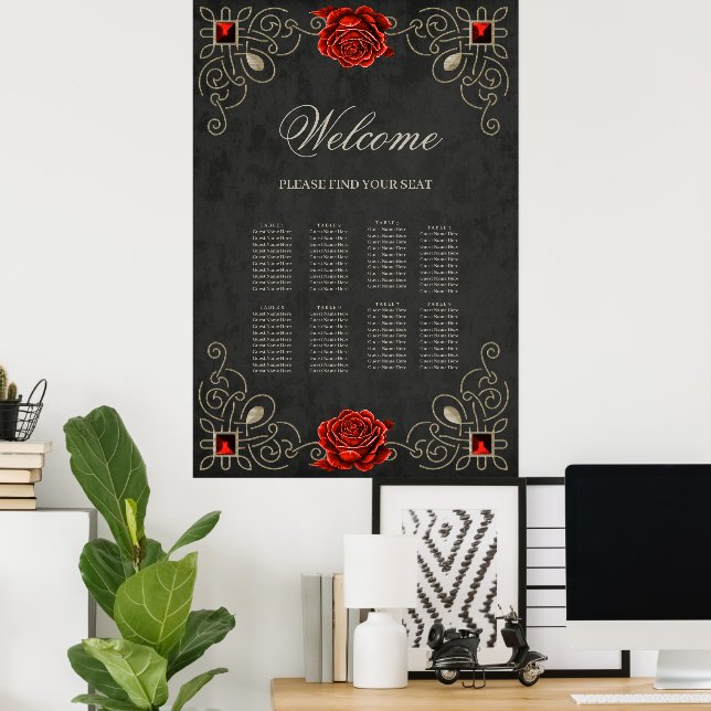 Poster A beleza e a riqueza do amor (Escritório em casa)