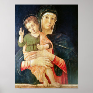 Póster A bênção do Virgin e da criança, 1460-70