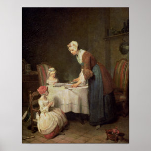 Póster A benevolência, 1740