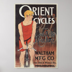 Poster A bicicleta Oriente do vintage dá um ciclo o