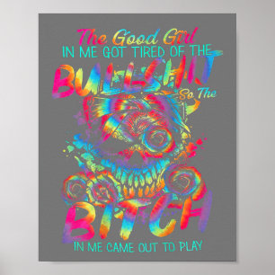 Poster A Boa Garota Em Mim Tatuagem - Rosa