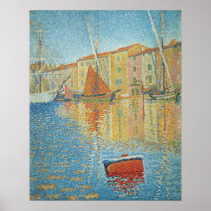 Poster A boia vermelha de Paul Signac, Pointilismo da Vin