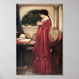 Póster A bola de cristal pelo Waterhouse