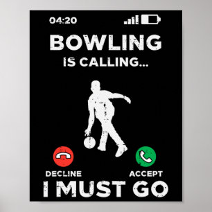 Poster A boliche Está Ligando... Tenho Que Ir Engraçada.