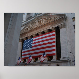 Póster A bolsa de valores de NYC