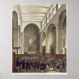 Poster A bolsa de valores nova, pista de Bartholomew