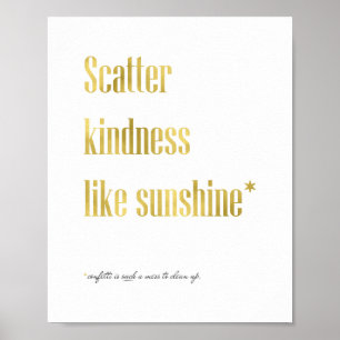 Poster A bondade do Scatter gosta da luz do sol