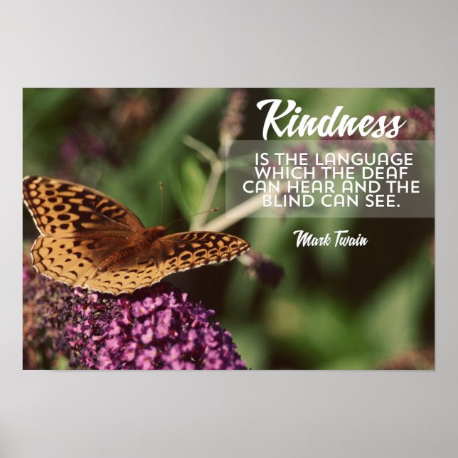 Poster A Bondade É A Linguagem (Frente)